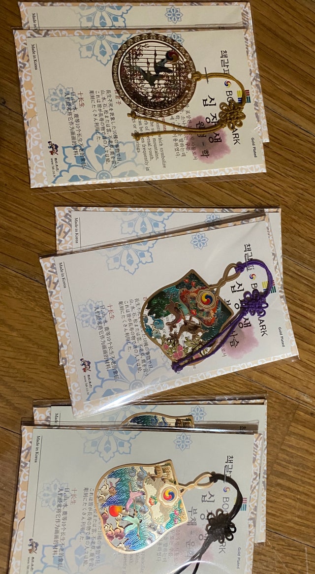 금장책갈피-사슴부채 리뷰 이미지