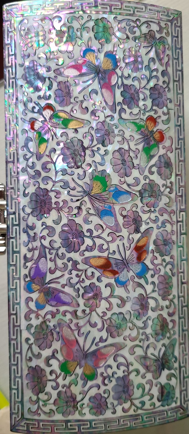 박인호 작(作) 나전 직굴림보석함-나비 리뷰 이미지