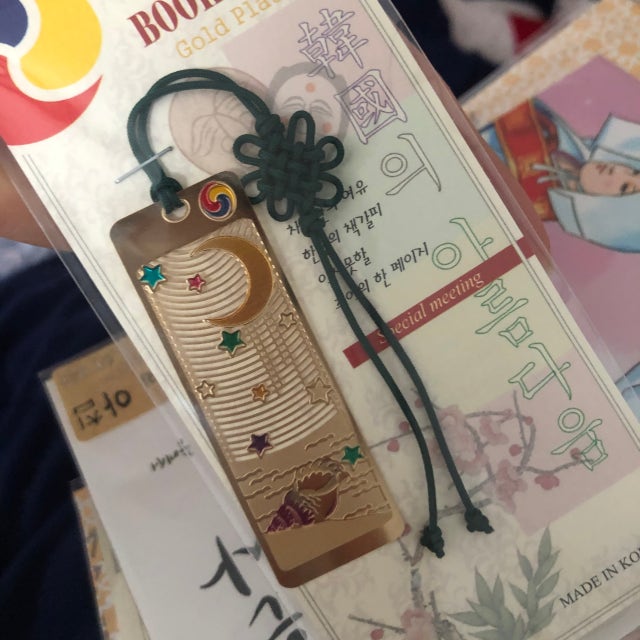 금장 책갈피 小-달과고동 리뷰 이미지