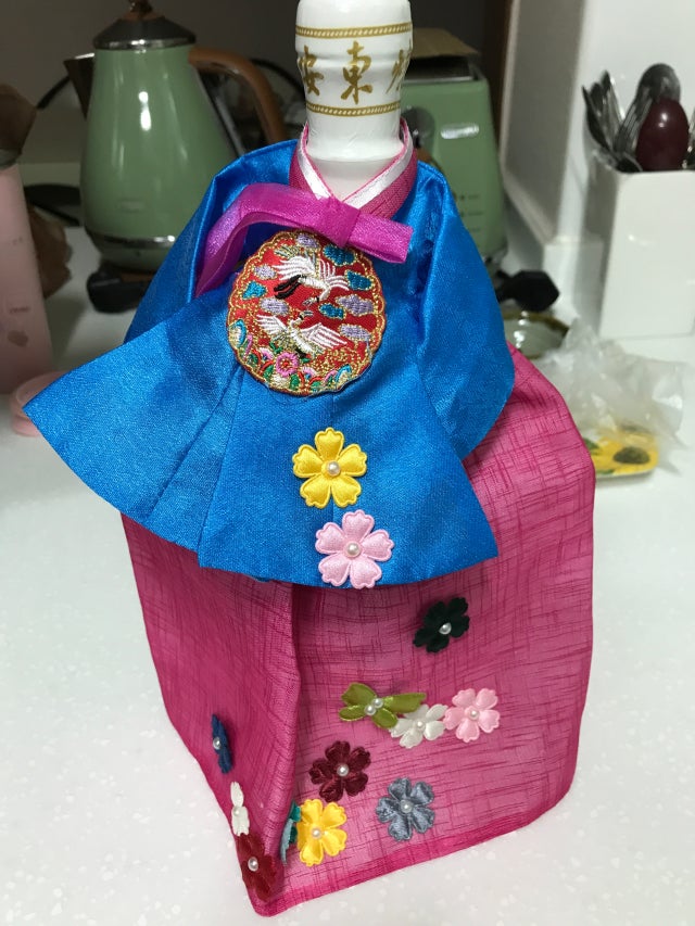 한복모시 와인커버-당의 리뷰 이미지