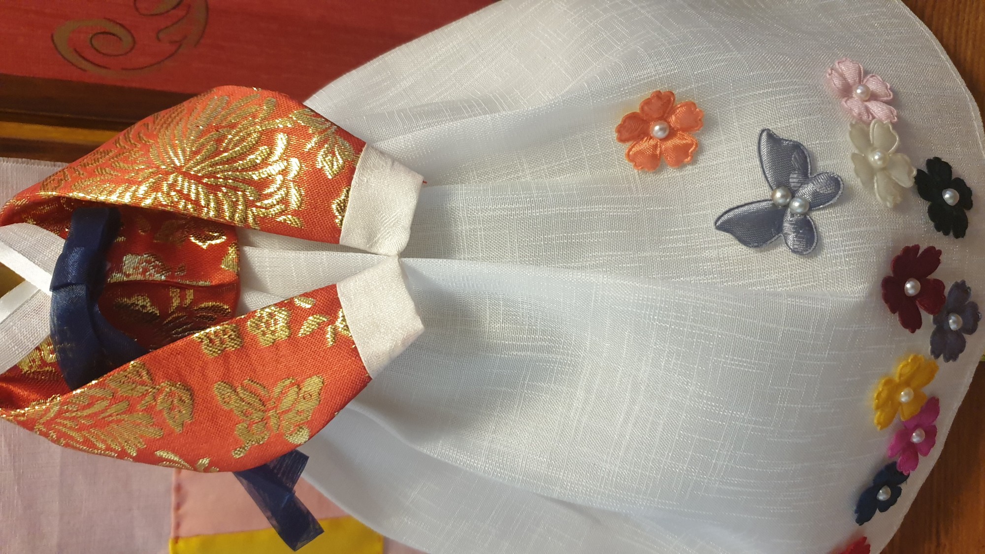 한복모시 와인커버- 평상복 리뷰 이미지