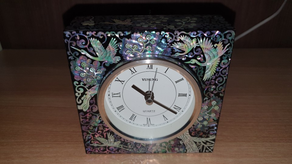 나전칠기 시계 빛가온 - 송학 리뷰 이미지