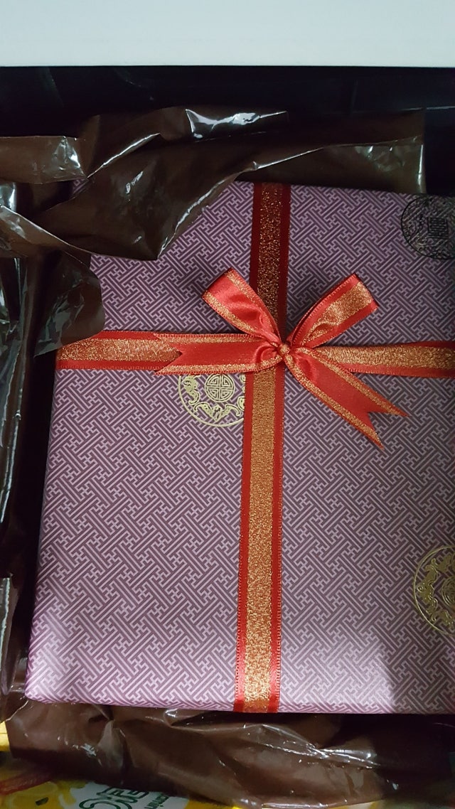 3폭 나전칠기 상패 - 꽃나비 리뷰 이미지