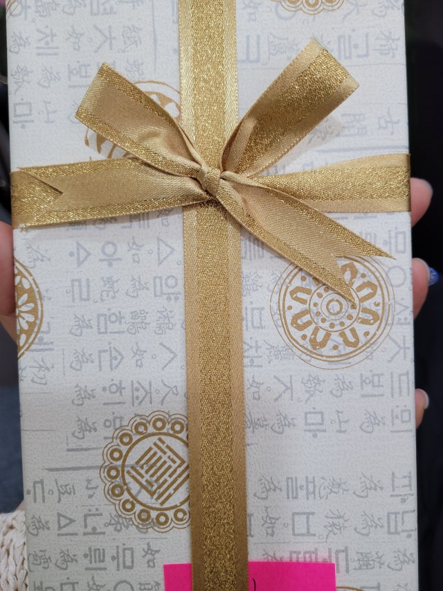 명함케이스와 볼펜2종세트-채색나비 리뷰 이미지