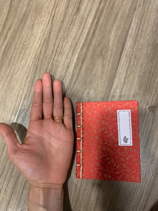 비단한지노트小[적색] 리뷰 이미지