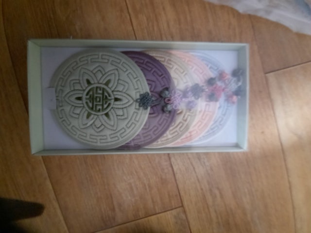 [소산당]누비컵받침연꽃-원형5종 리뷰 이미지