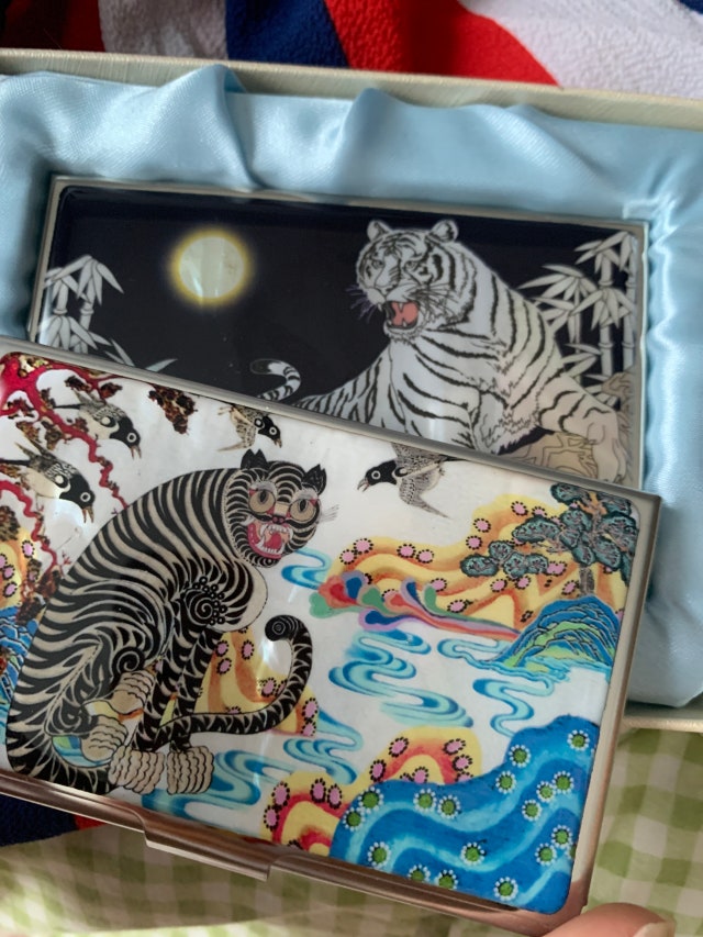 명함집-까치호랑이 리뷰 이미지