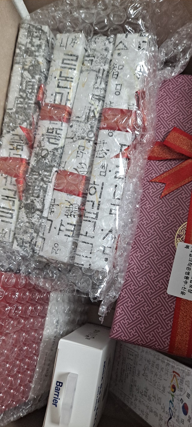 전통무늬펜2종-쌍학 리뷰 이미지