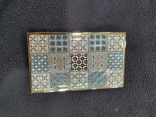 창살무늬 명함집 리뷰 이미지