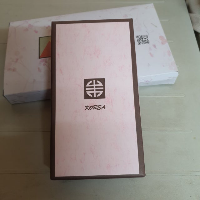 자수 주머니 거울-청색 리뷰 이미지