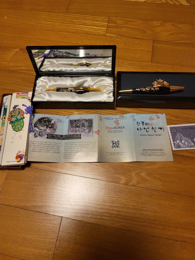 [아로마뜨]고급 자개볼펜 시리즈-매화 리뷰 이미지