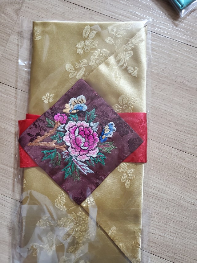 정성담은 비단봉투-예단보 목단 리뷰 이미지