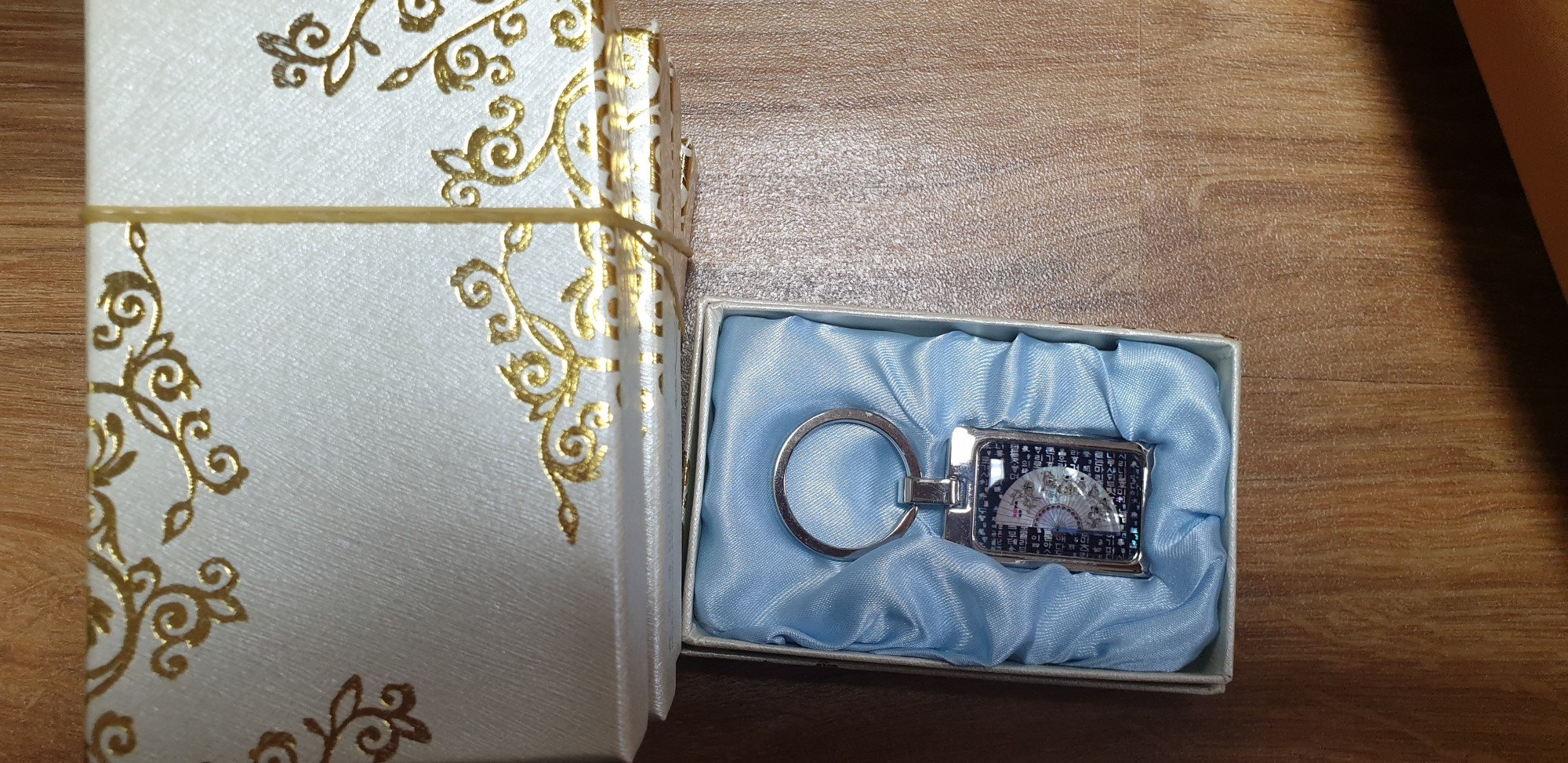 자개열쇠고리[사각]-훈민정음[부채] 리뷰 이미지