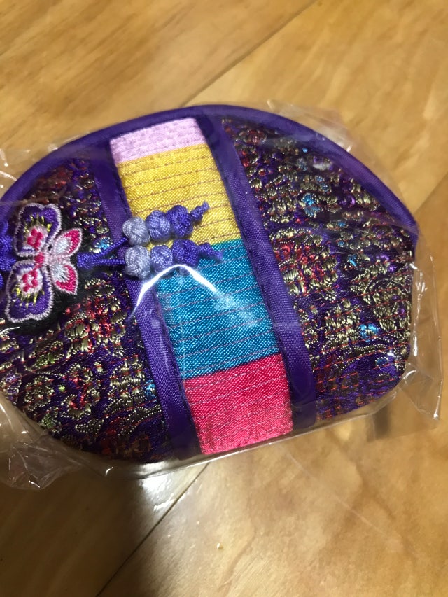 누비수(秀) 색동 장지갑[황색] 리뷰 이미지