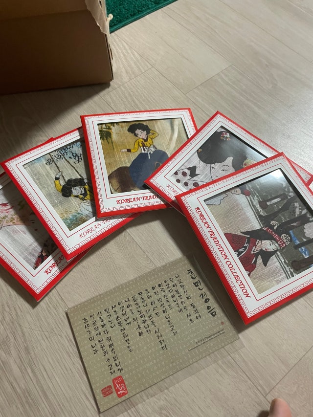 민속화 손수건-단오풍정(신윤복) 리뷰 이미지