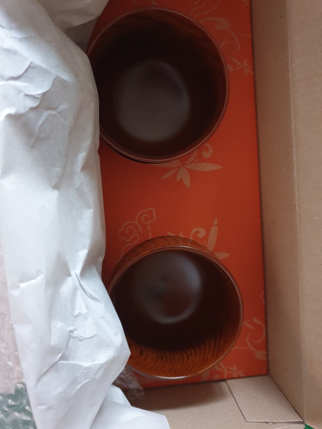 천연옻칠찻잔세트 리뷰 이미지