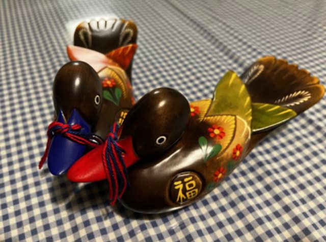 목각장식(소)-꽃원앙 리뷰 이미지