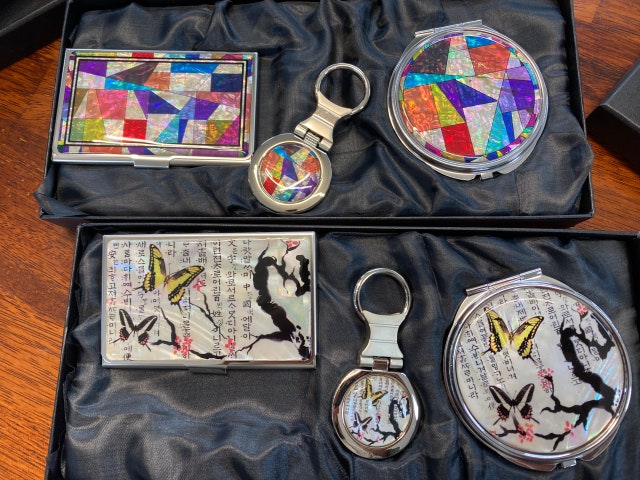 명함집-조각보3종(거울) 리뷰 이미지