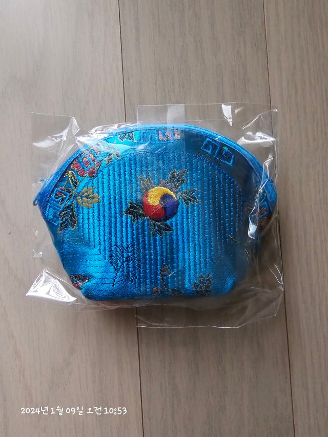 [소산당]누비수(秀)태극무늬동전지갑 [청색] 리뷰 이미지