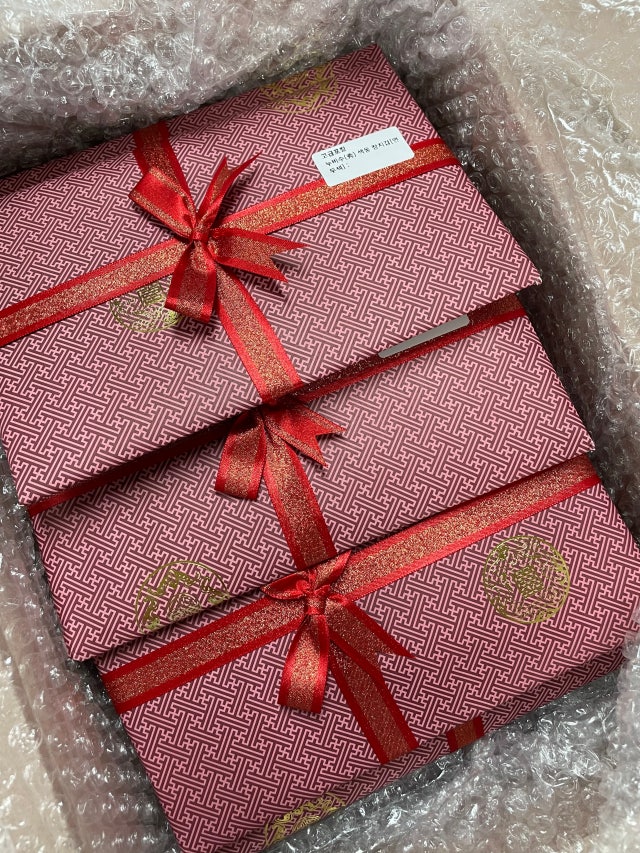 누비수(秀) 색동 장지갑[연두색] 리뷰 이미지