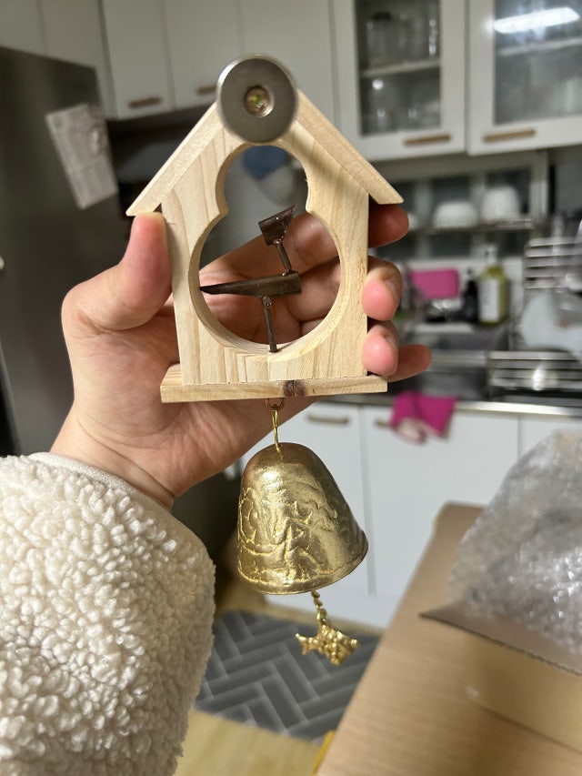 소리의 울림 문종 솟대-황동 리뷰 이미지