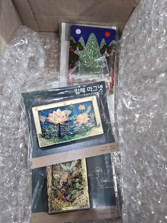 전통입체 마그넷- 연꽃(가로) 리뷰 이미지