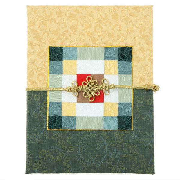 조각보매듭카드大 [황색 녹색] 리뷰 이미지