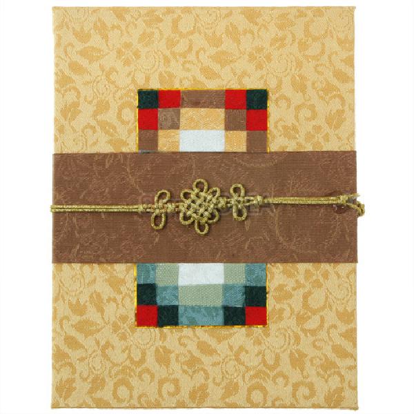 조각보매듭카드大 갈색띠[황색] 리뷰 이미지