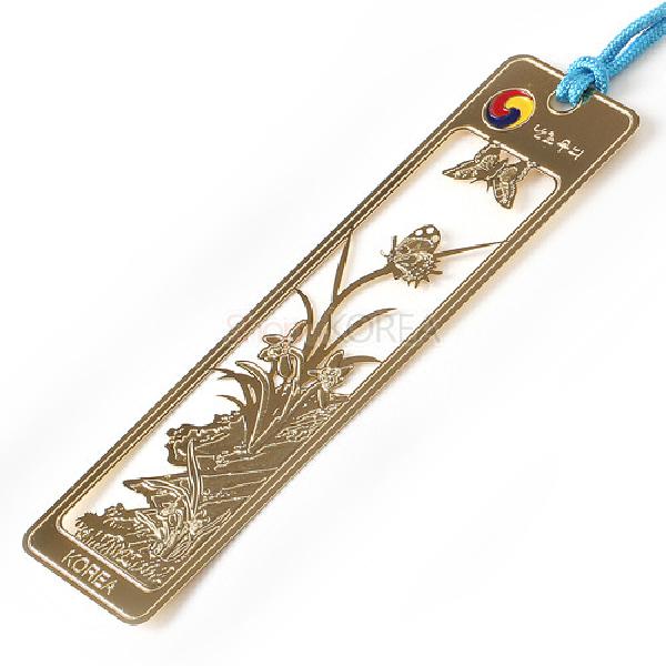 금장 책갈피 大-사군자 난초 리뷰 이미지