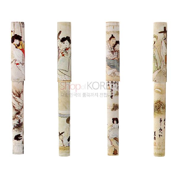 한국민화펜-신윤복 4p세트 리뷰 이미지