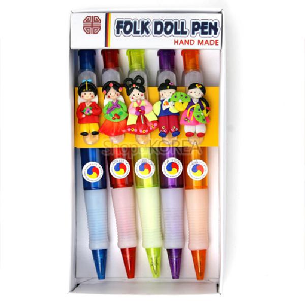민예인형볼펜5종세트(왕과왕비) 리뷰 이미지