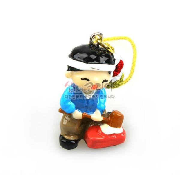 민속작은열쇠고리-떡방아소년 리뷰 이미지