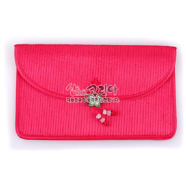 [소산당]누비수(秀) 지갑大-나비매듭[분홍색] 리뷰 이미지