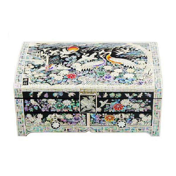 김영만 작(作) 일광송학-자수좌보석함大 리뷰 이미지