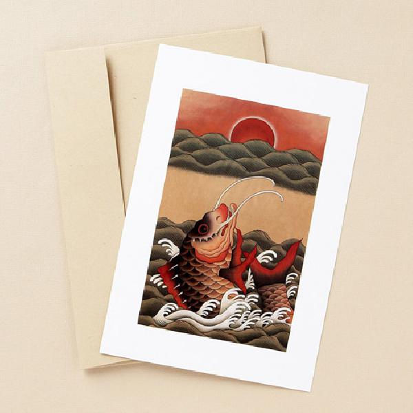 민화 프레임카드 - 어변성룡도 리뷰 이미지