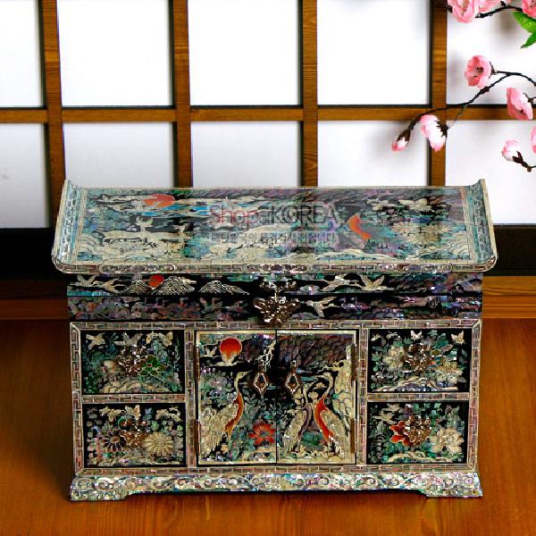 나전칠기보석함 - 궁중육문일옥함(宮中六門一屋函) 리뷰 이미지