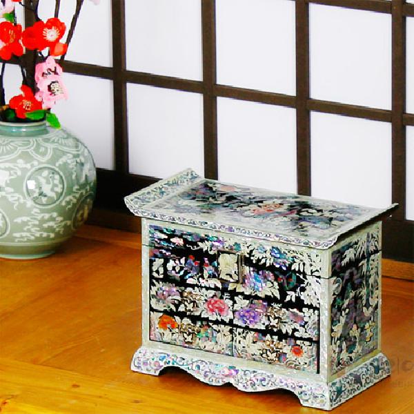 김영만 작(作) 3단 서랍 보석함 - 장생 리뷰 이미지