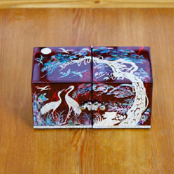 쌍합小 소나무와 학(적색) 리뷰 이미지