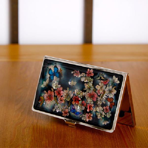 명함케이스-매화와나비 리뷰 이미지