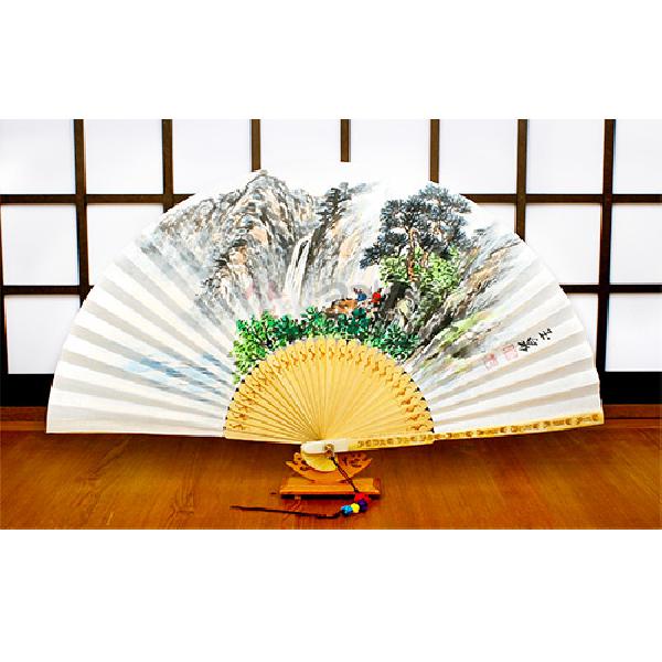 한국화 합죽선 여름 리뷰 이미지