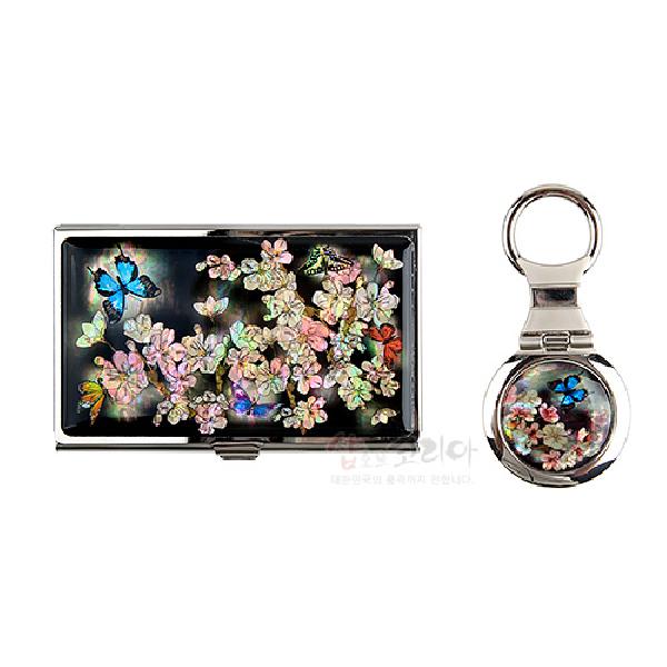 명함케이스-매화와나비 2종세트 리뷰 이미지