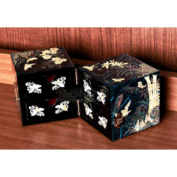 한지쌍합-사군자[청색] 리뷰 이미지