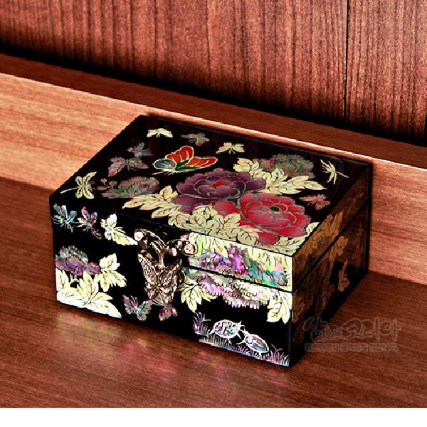 직보석함小-채색목단[흑] 리뷰 이미지