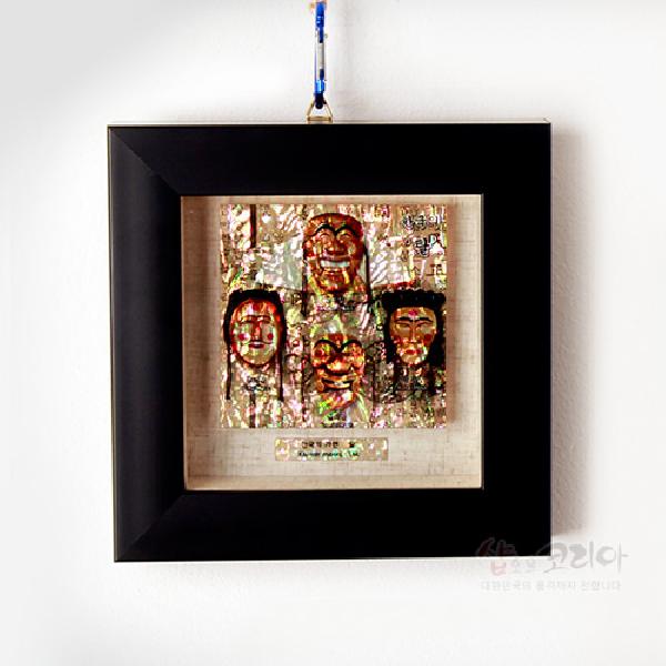 나전 미니액자-하회탈