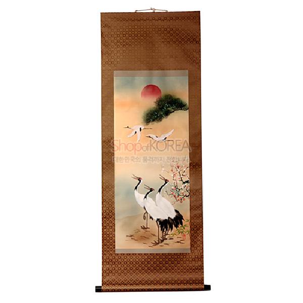 족자中-송죽매비학 리뷰 이미지