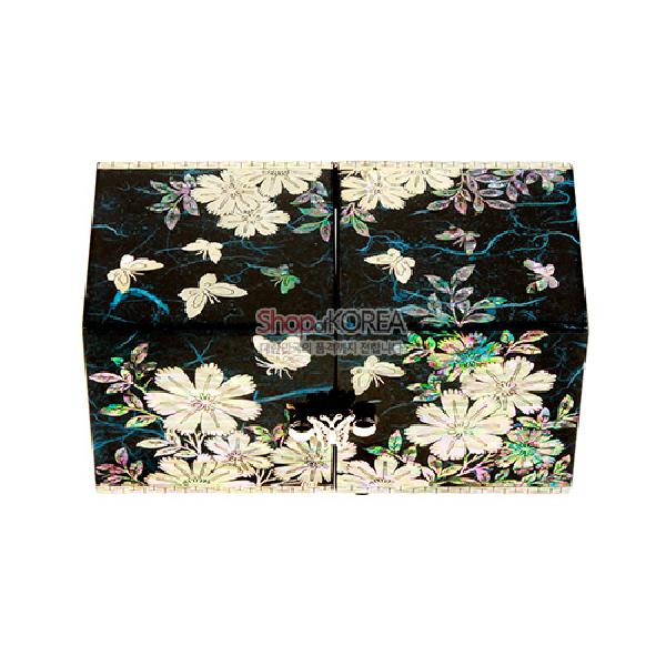 한지쌍합-꽃나비小[청색] 리뷰 이미지