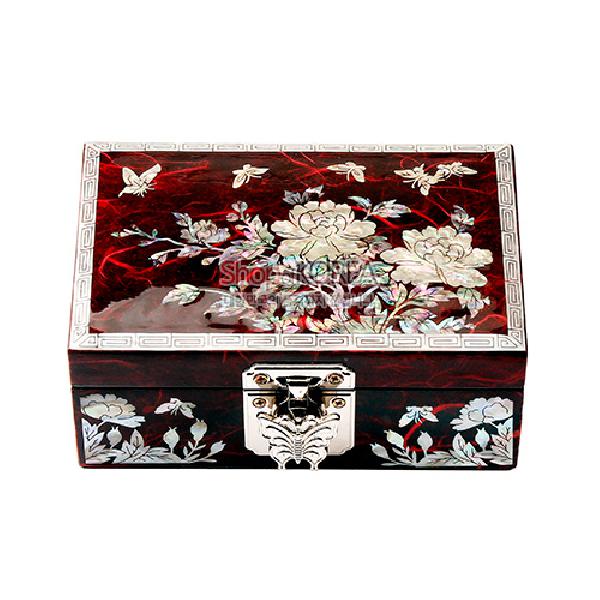 나전 한지직보석함小-목단(적) 리뷰 이미지