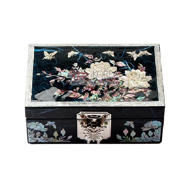 나전 한지직보석함小-목단(청) 리뷰 이미지