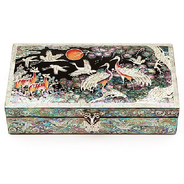 나전 예단보석함-송학[흑] 리뷰 이미지