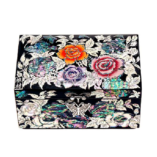 나전 직보석 2단함-장미 리뷰 이미지